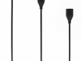 EBONY matte taper candleholder set