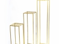 gold standing pedestals