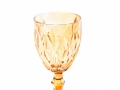 amber glass goblet