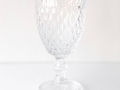 clear cut glass goblet