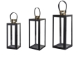 Black and gold founder lanterns