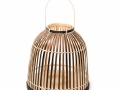 The espresso table top rattan lantern