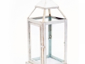 ebony small lantern 16.5 h x 6.5 w
