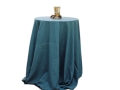 teal turqoise linen