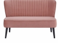 ROSA dusty rose settee