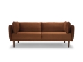 TERRA rust velvet couch