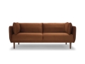 TERRA rust velvet couch