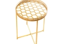 gold side table