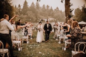 white bentwood chairs ceremony victoria bc