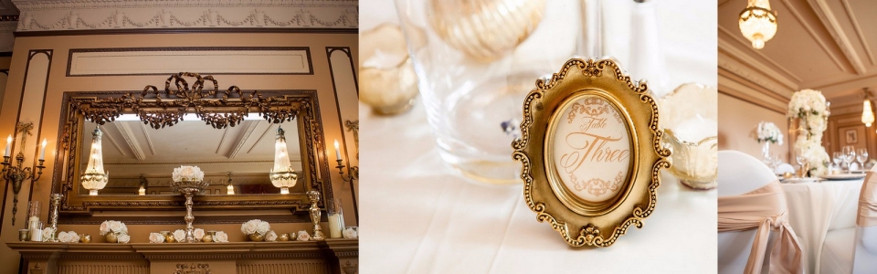 hatley castle ivory and gold wedding
